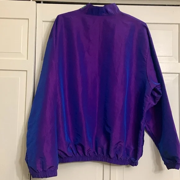 80’s SURF STYLE!  Interplanetary Body Gear. Pullover windbreaker 1/4 zip jacket. - Picture 6 of 15